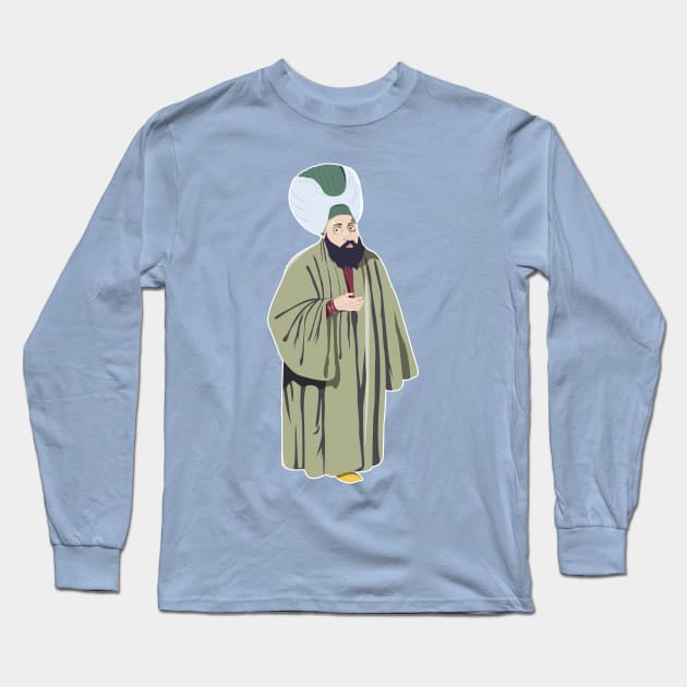 Ottoman's Janissaries Commander-in Chief Long Sleeve T-Shirt by boholoc0